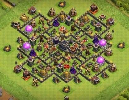 CC Troop- Dragon Central town hall with two separate compartment for x bow. All the storages are present in safe place.