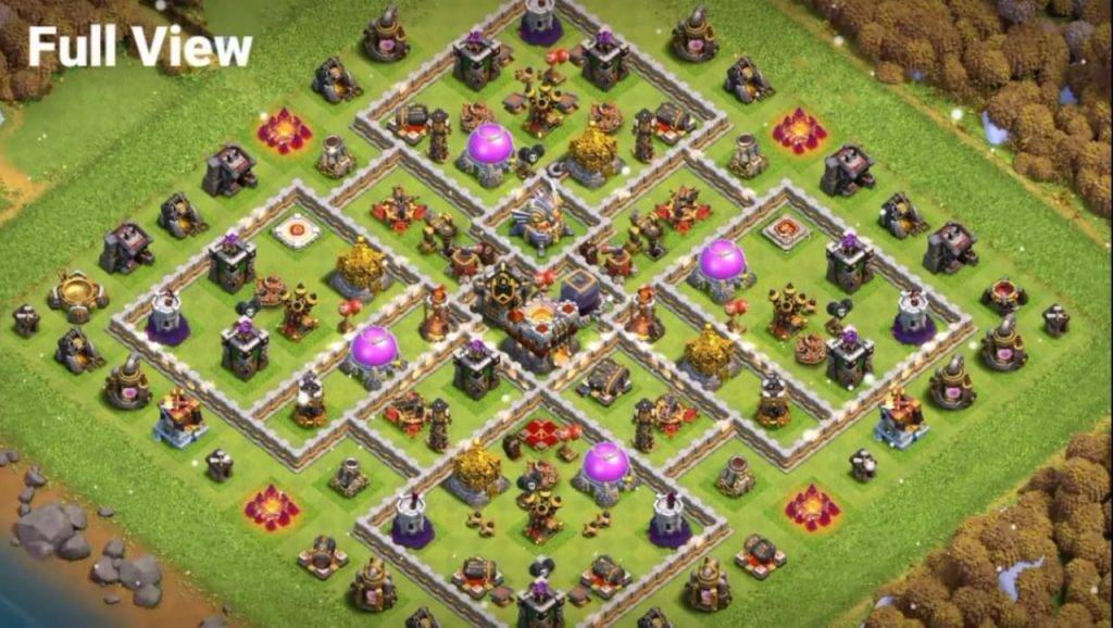 Farming Base TH11 With Link Max, Hybrid - Layout  Plan  Design - Clash of Clans - #1
