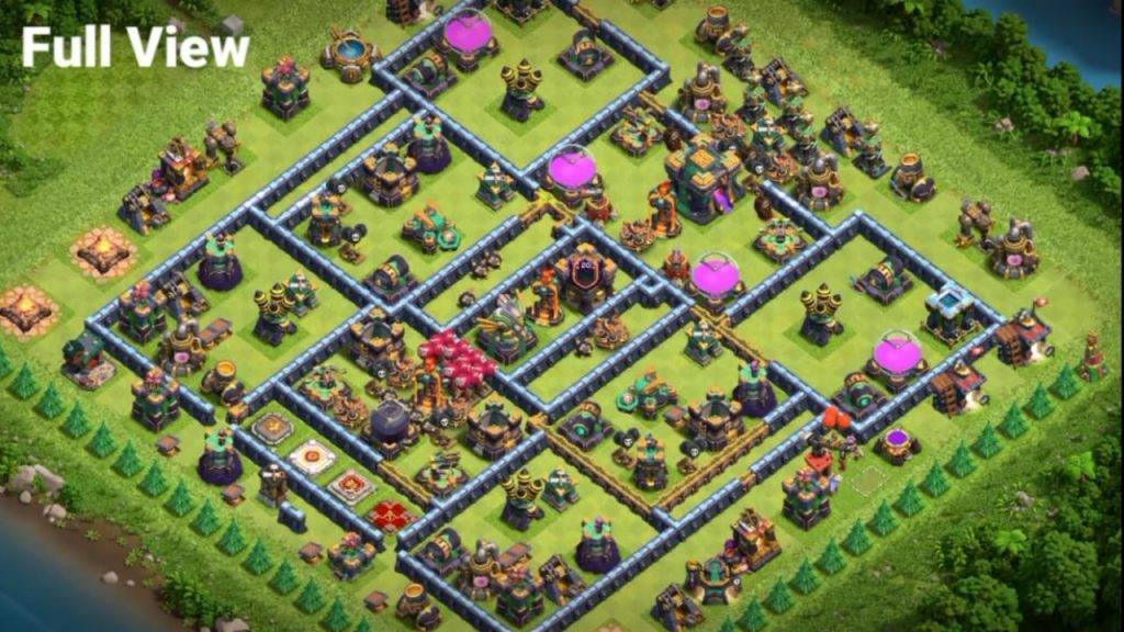 Farming Base TH14 With Link Max, Hybrid - Layout  Plan  Design - Clash of Clans  - #8