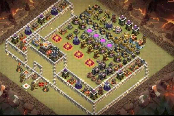 Troll Base TH11 with Link - Funny, Troll & Art Base Layout 2022 - Clash of Clans, #2