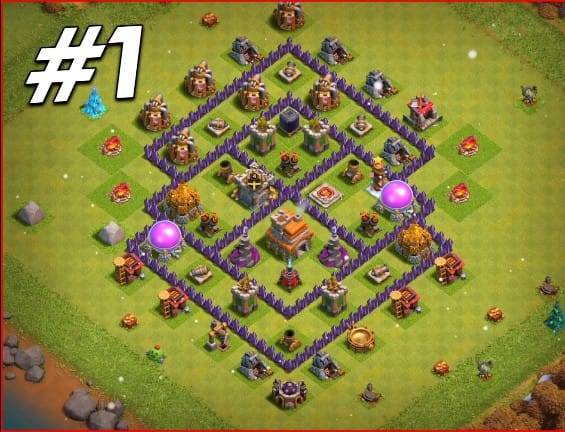 Trophy / Defense Base TH7 With Link TH Level 7 Layout - Clash of Clans 2022 - #1