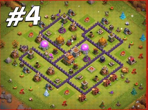 Trophy / Defense Base TH7 With Link TH Level 7 Layout - Clash of Clans 2022 - #4