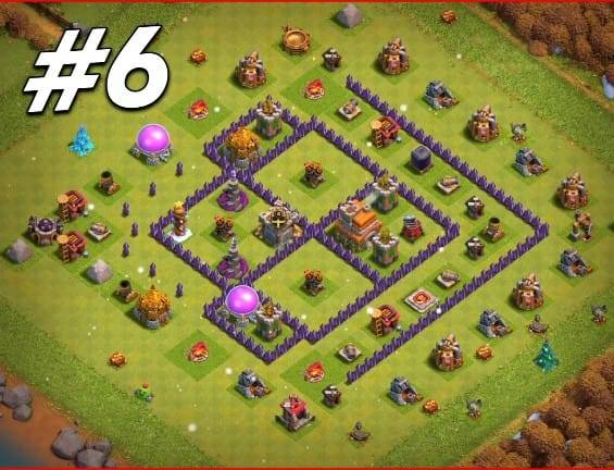 Trophy / Defense Base TH7 With Link TH Level 7 Layout - Clash of Clans 2022 - #6