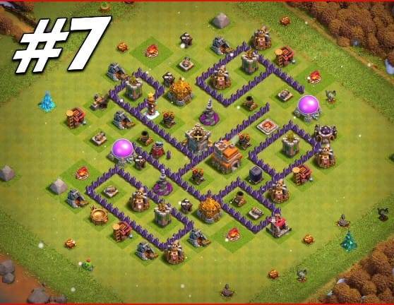 Trophy / Defense Base TH7 With Link TH Level 7 Layout - Clash of Clans 2022 - #7