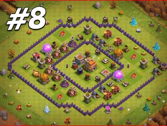 Trophy / Defense Base TH7 With Link TH Level 7 Layout - Clash of Clans 2022 - #8