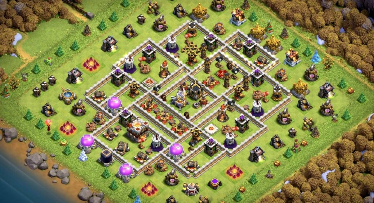 Trophy Defense Base TH11 With Link - #3