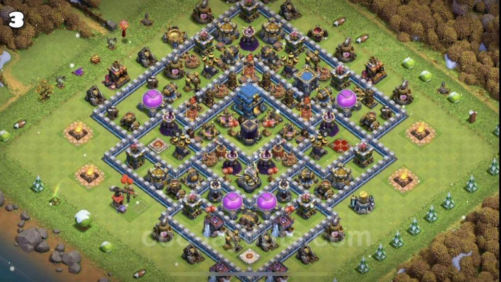 Trophy  Defense Base TH12 With Link TH Level 12 Layout - Clash of Clans - #3