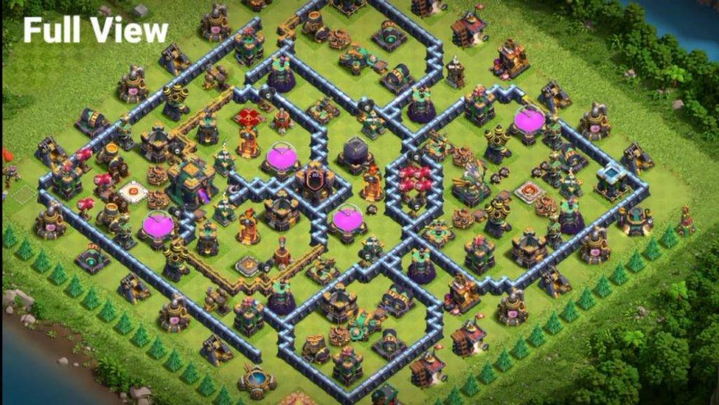 Trophy  Defense Base TH14 With Link TH Layout - Clash of Clans - #1