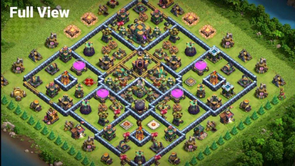 Trophy  Defense Base TH14 With Link TH Layout - Clash of Clans - #2