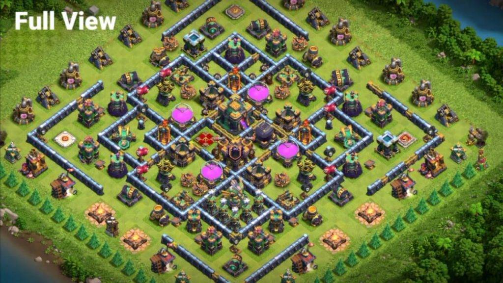 Trophy  Defense Base TH14 With Link TH Layout - Clash of Clans - #3