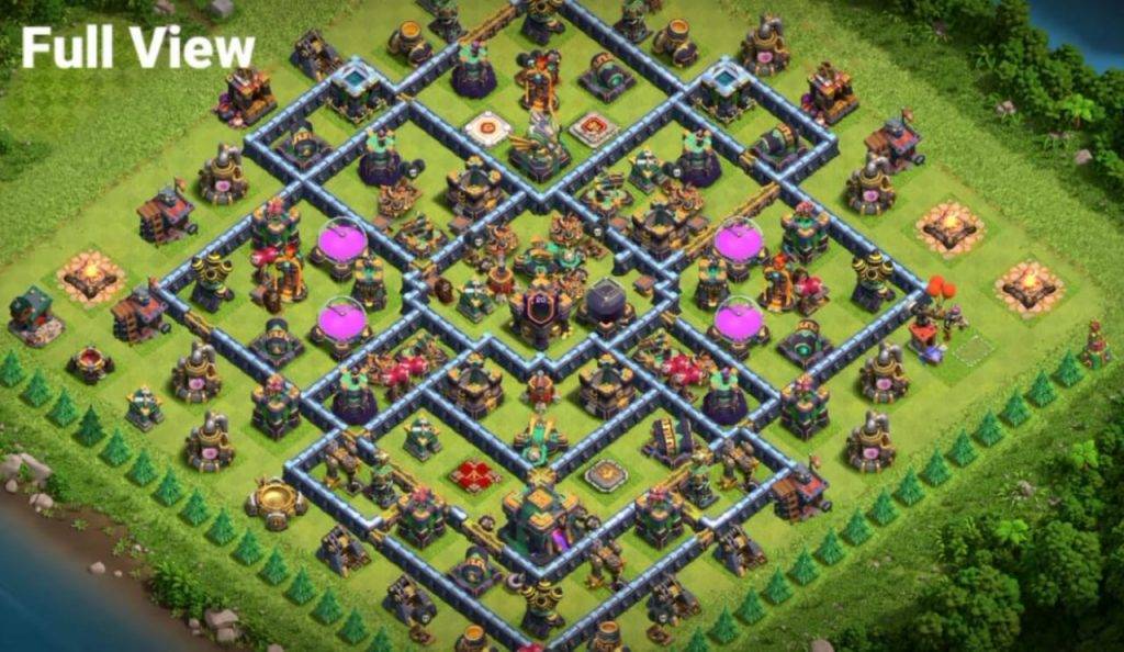 Trophy  Defense Base TH14 With Link TH Layout - Clash of Clans - #7