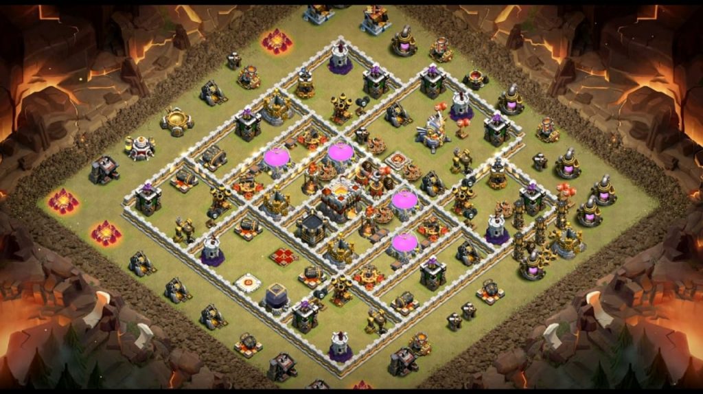 War Base TH11 with Link CWL War Base Layout – Clash of Clans, #4