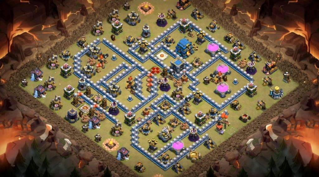 War Base TH12 with Link CWL War Base Layout 2022 - Clash of Clans, #4