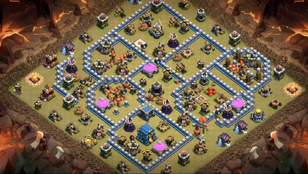 War Base TH12 with Link CWL War Base Layout 2022 - Clash of Clans, #5