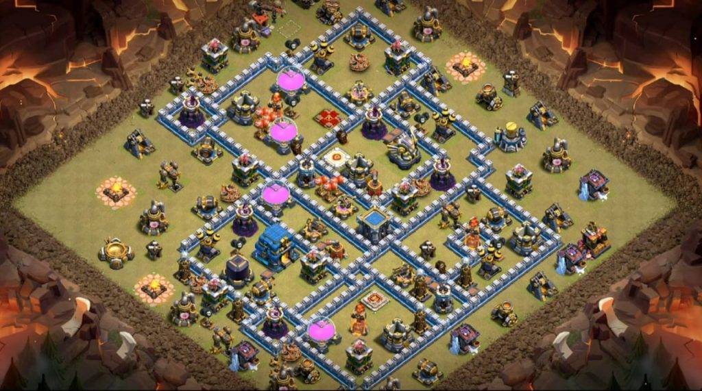 War Base TH12 with Link CWL War Base Layout 2022 - Clash of Clans, #6