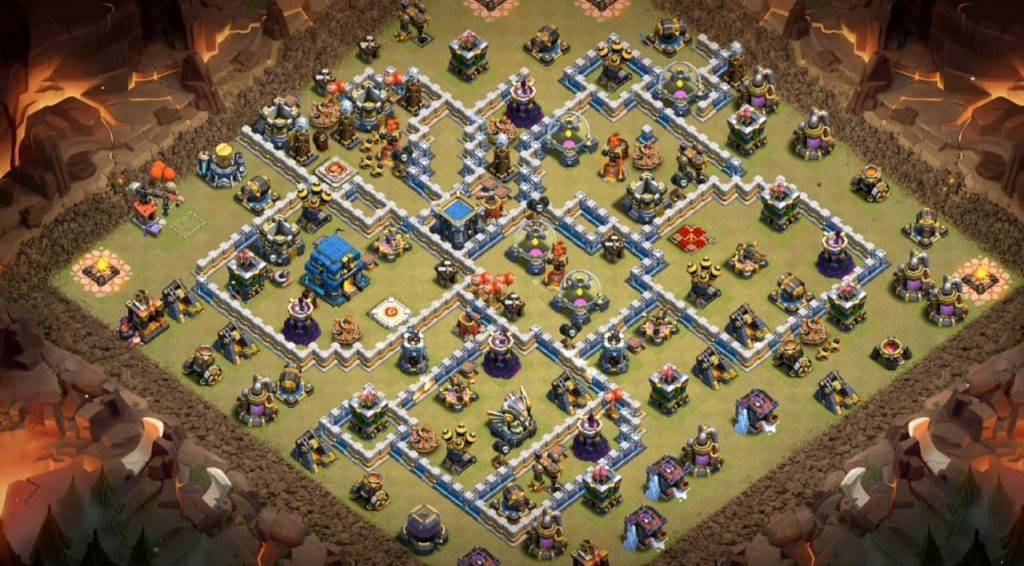 War Base TH12 with Link CWL War Base Layout 2022 - Clash of Clans, #8