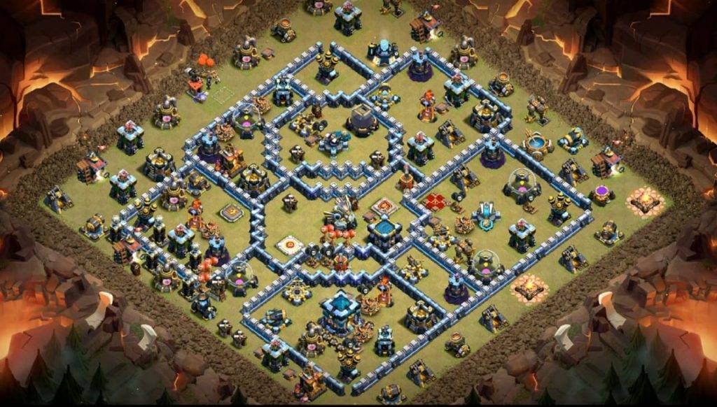 War Base TH13 with Link CWL War Base Layout - Clash of Clans, #3