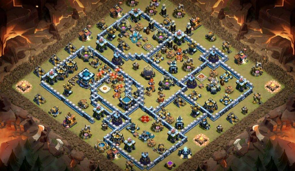 War Base TH13 with Link CWL War Base Layout - Clash of Clans, #8