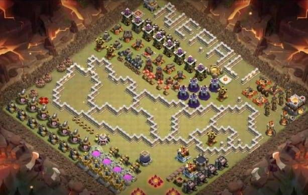 Troll Base TH11 with Link - Funny, Troll & Art Base Layout 2022 - Clash of Clans, #1