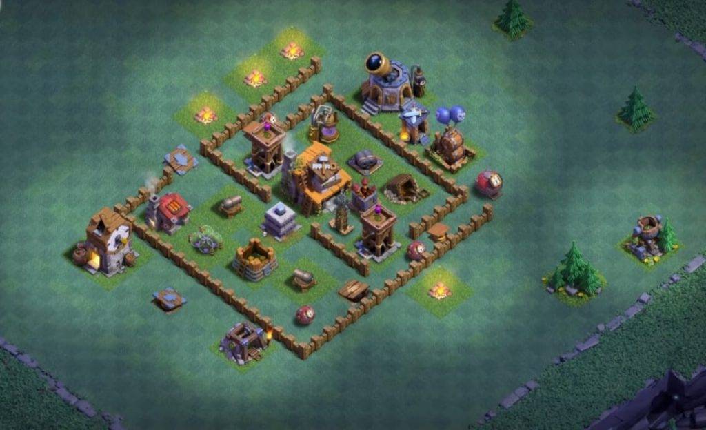 Builder Hall 4 Base with Link for COC - BH4 Layout Clash of Clans - #3
