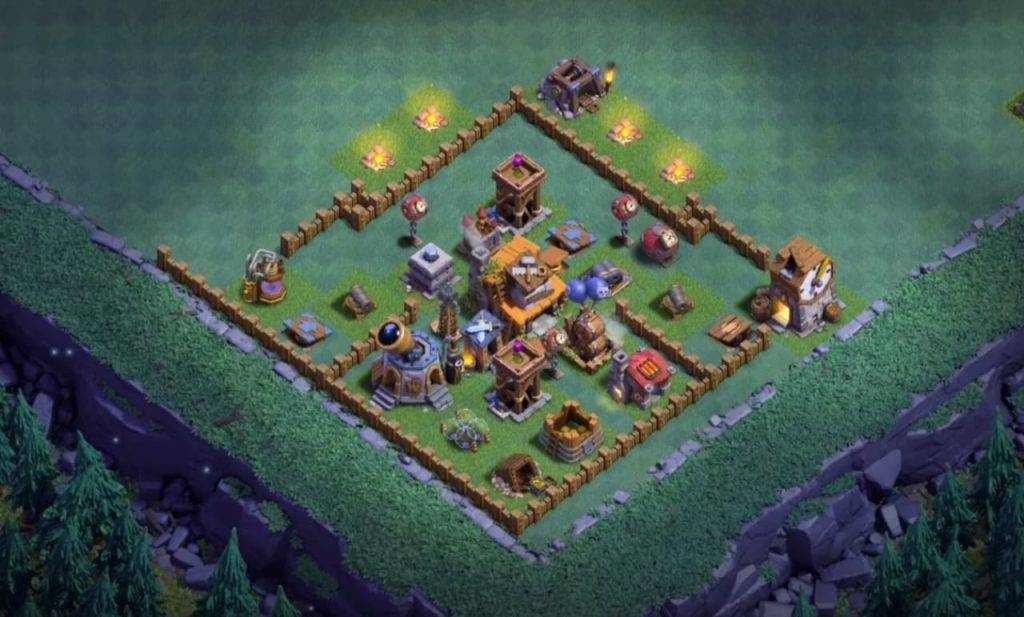 Builder Hall 4 Base with Link for COC - BH4 Layout Clash of Clans - #7