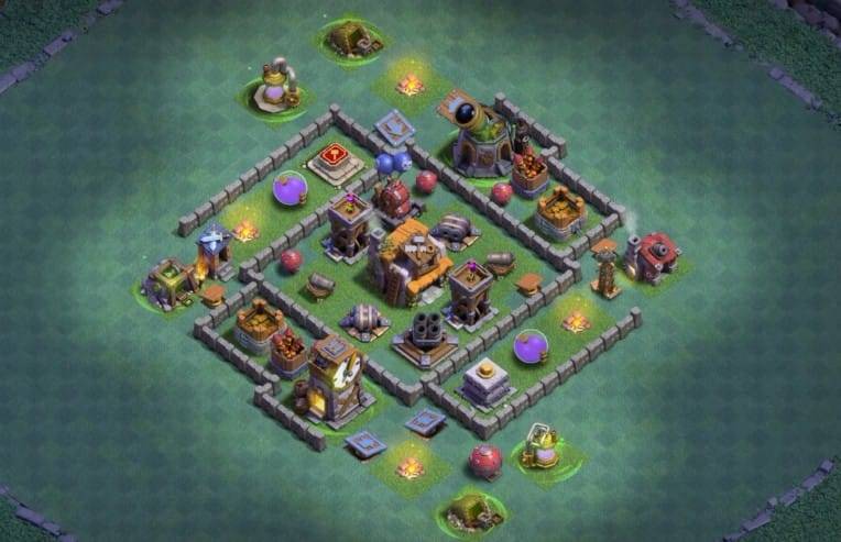 Builder Hall 5 Base with Link for COC - BH5 Layout Clash of Clans - #11
