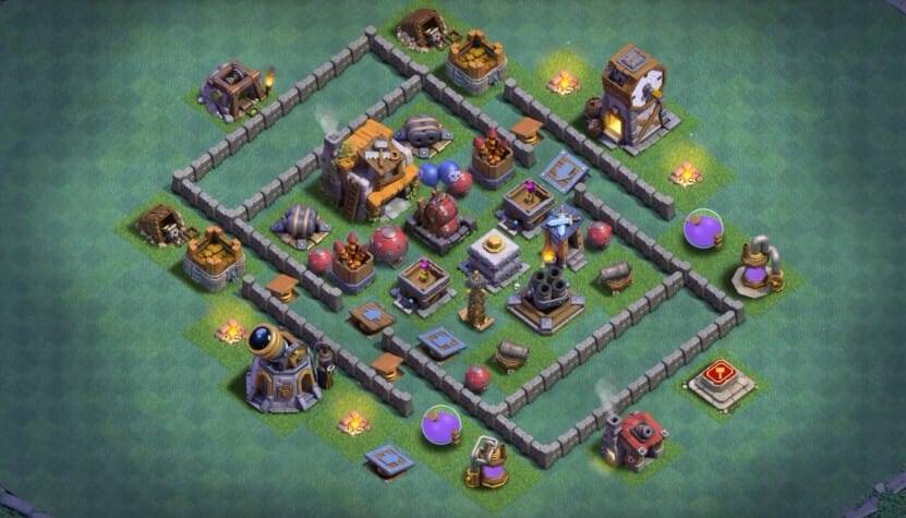 Builder Hall 5 Base with Link for COC - BH5 Layout Clash of Clans - #14