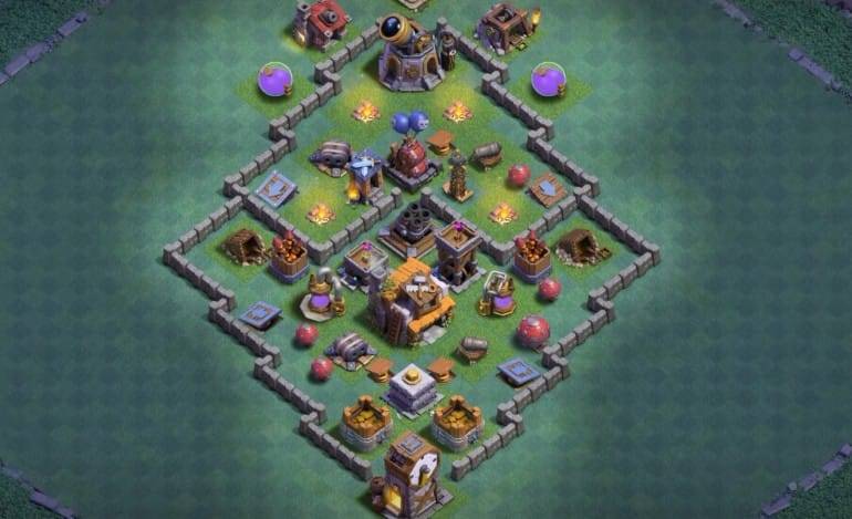 Builder Hall 5 Base with Link for COC - BH5 Layout Clash of Clans - #16