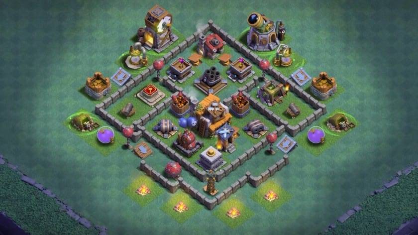 Builder Hall 5 Base with Link for COC - BH5 Layout Clash of Clans - #2