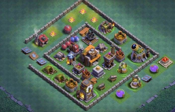 Builder Hall 5 Base with Link for COC - BH5 Layout Clash of Clans - #3