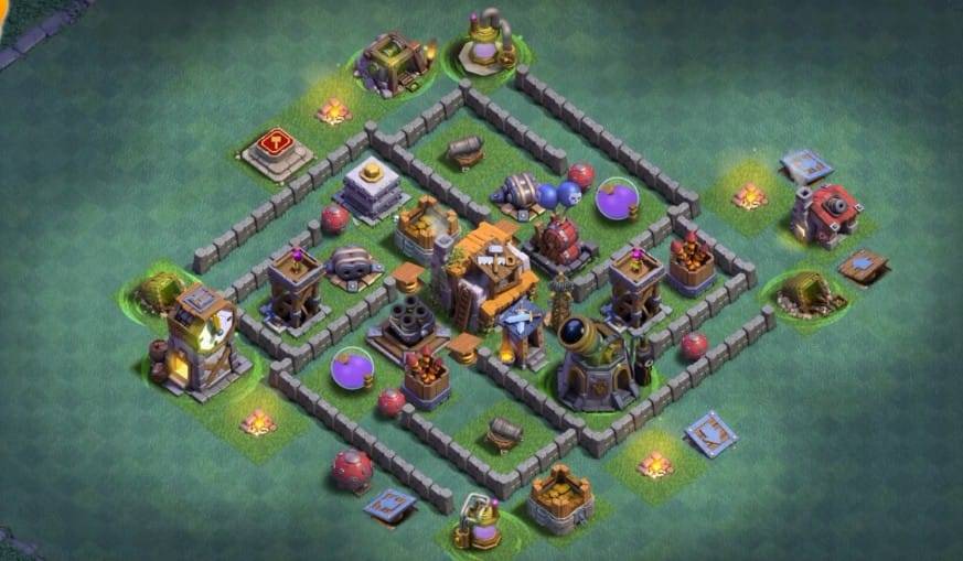 Builder Hall 5 Base with Link for COC - BH5 Layout Clash of Clans - #8