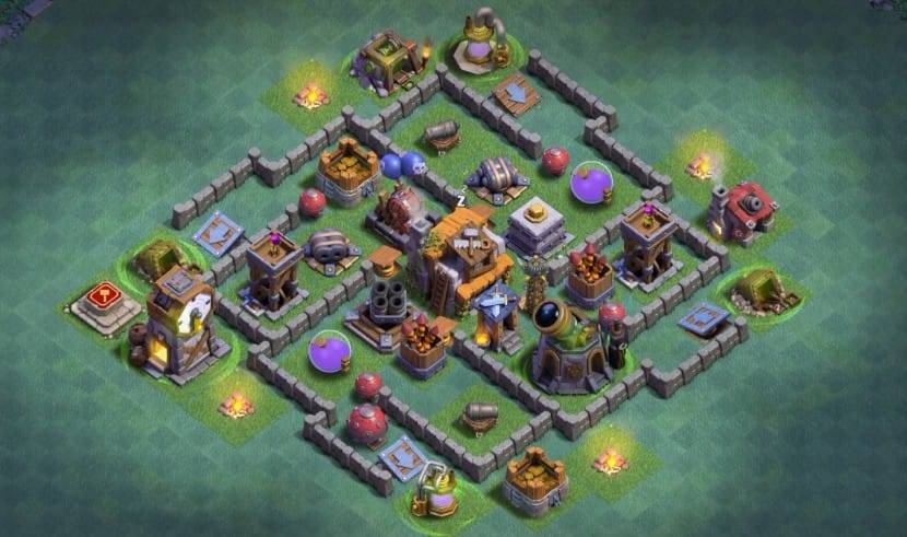 Builder Hall 5 Base with Link for COC - BH5 Layout Clash of Clans - #9