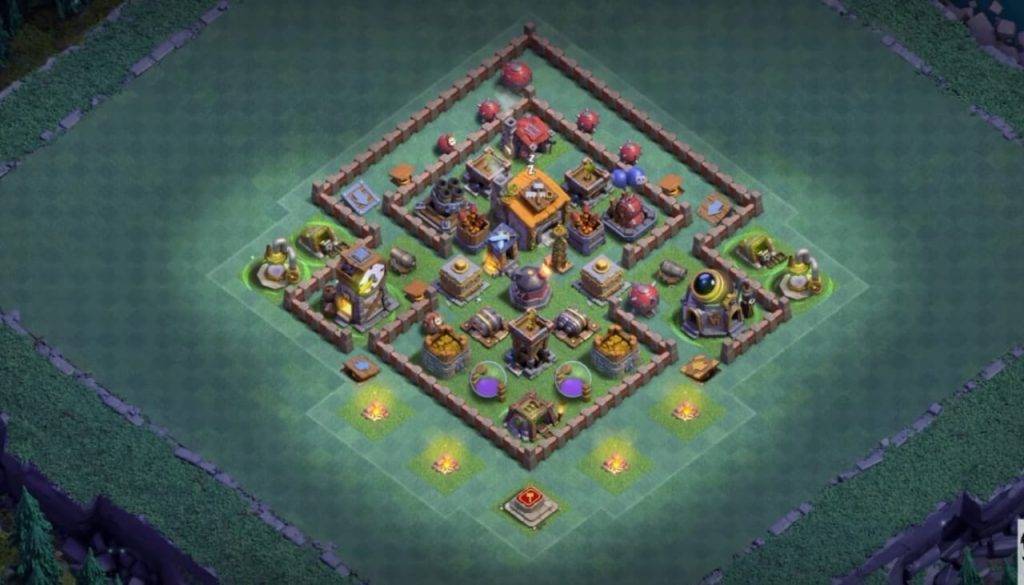 Builder Hall 6 Base with Link for COC - BH6 Layout Clash of Clans - #19