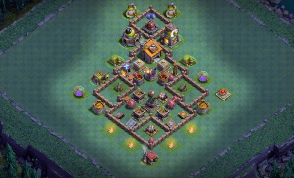 Builder Hall 6 Base with Link for COC - BH6 Layout Clash of Clans - #2