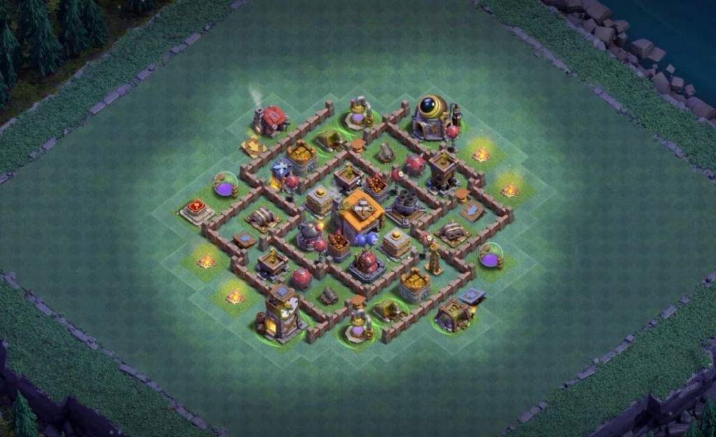 Builder Hall 6 Base with Link for COC - BH6 Layout Clash of Clans - #3