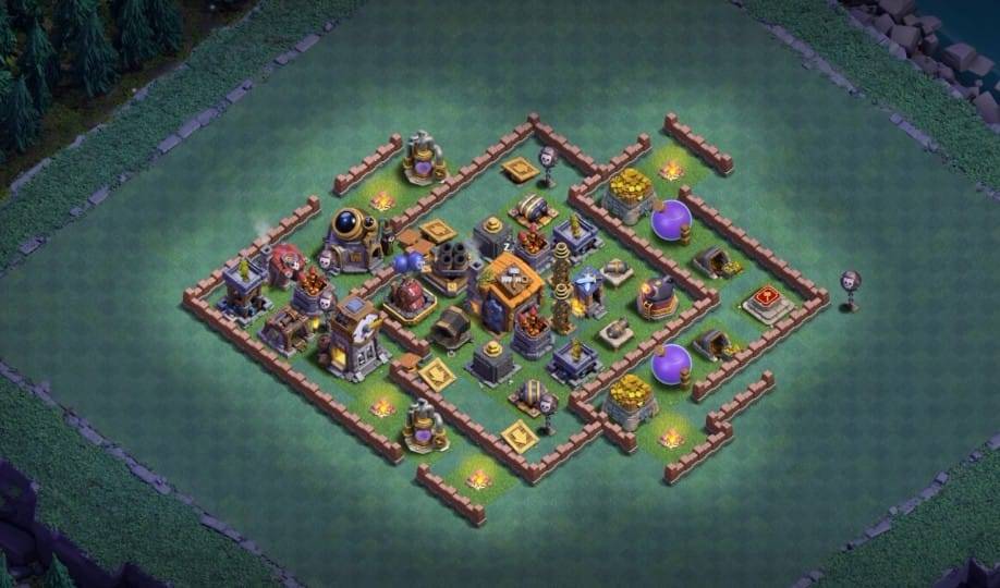 Builder Hall 7  Base with Link for COC - BH7 Layout Clash of Clans - #11
