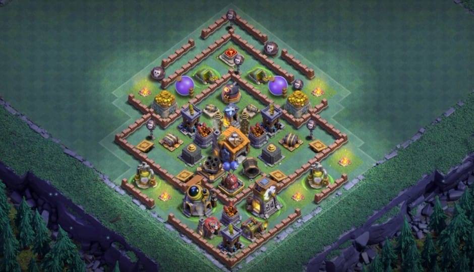 Builder Hall 7  Base with Link for COC - BH7 Layout Clash of Clans - #15