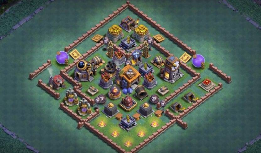 Builder Hall 7  Base with Link for COC - BH7 Layout Clash of Clans - #18