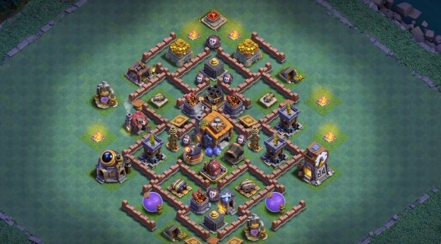 Builder Hall 7  Base with Link for COC - BH7 Layout Clash of Clans - #19