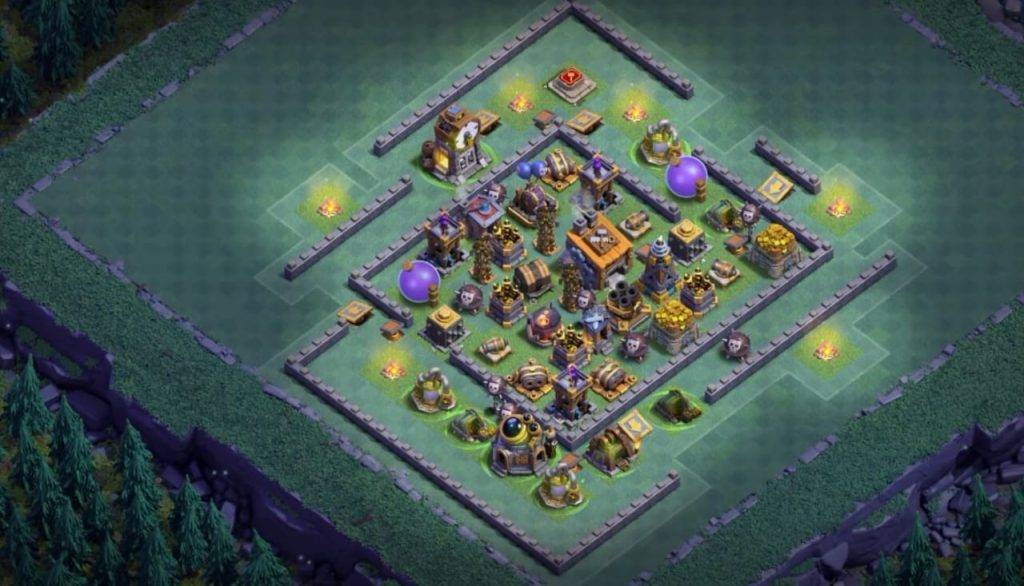 Builder Hall 8 Base with Link for COC - BH8 Layout Clash of Clans - #13