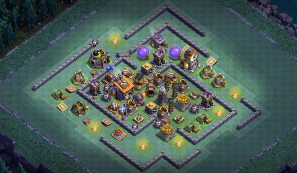 Builder Hall 8 Base with Link for COC - BH8 Layout Clash of Clans - #4