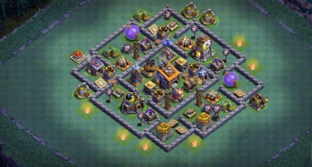 Builder Hall 8 Base with Link for COC - BH8 Layout Clash of Clans - #5