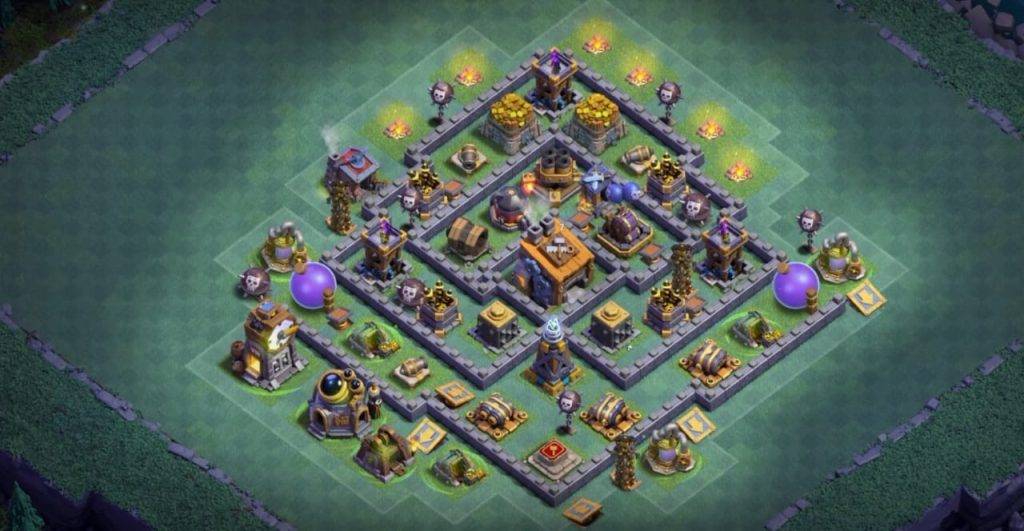Builder Hall 8 Base with Link for COC - BH8 Layout Clash of Clans - #6