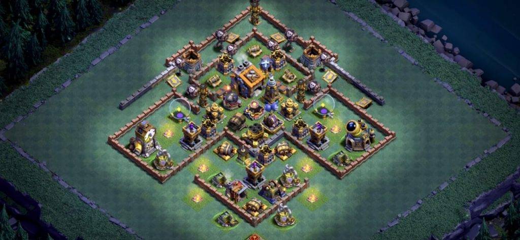 Builder Hall 9 Base with Link for COC - BH9 Layout Clash of Clans - #1