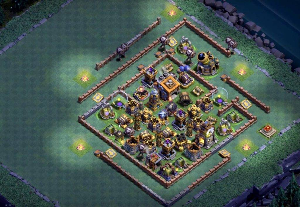 Builder Hall 9 Base with Link for COC - BH9 Layout Clash of Clans - #10