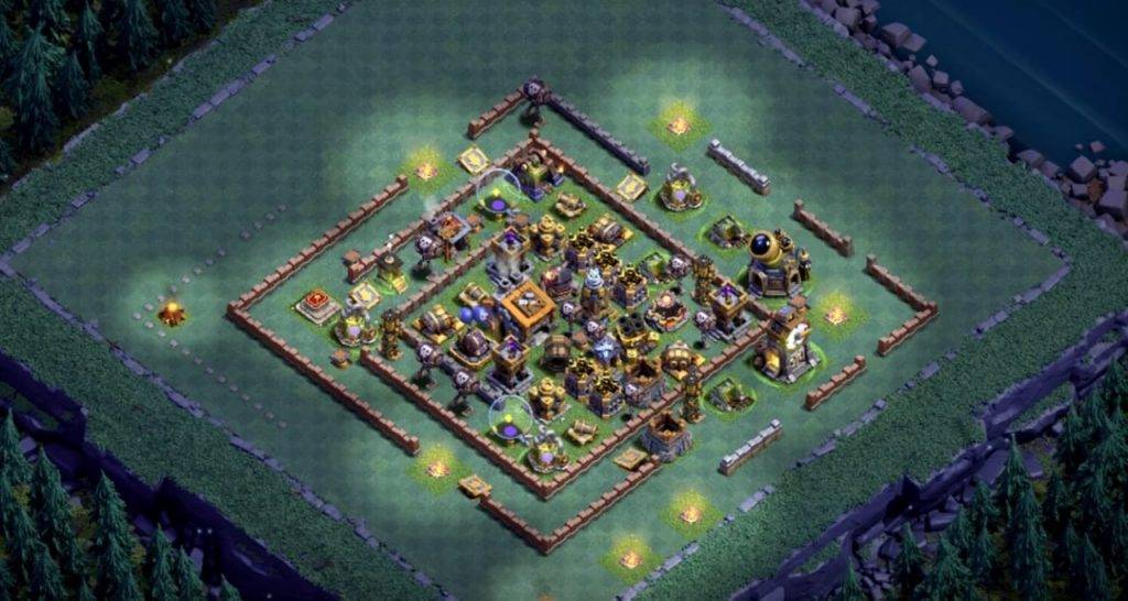 Builder Hall 9 Base with Link for COC - BH9 Layout Clash of Clans - #16