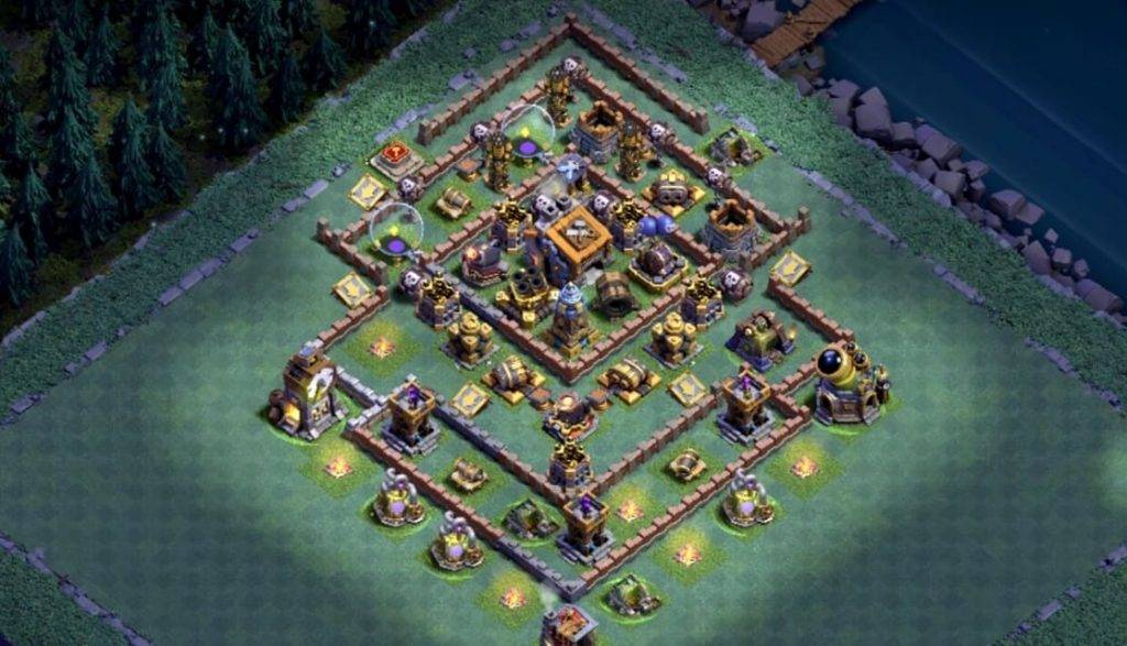 Builder Hall 9 Base with Link for COC - BH9 Layout Clash of Clans - #18