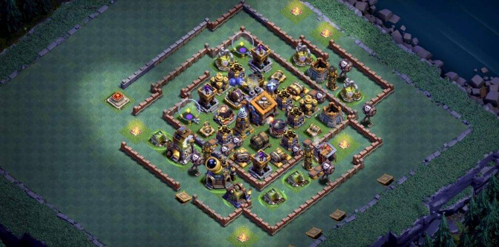 Builder Hall 9 Base with Link for COC - BH9 Layout Clash of Clans - #3