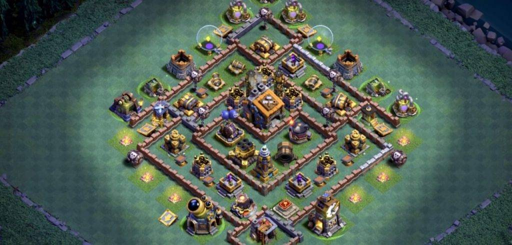Builder Hall 9 Base with Link for COC - BH9 Layout Clash of Clans - #6
