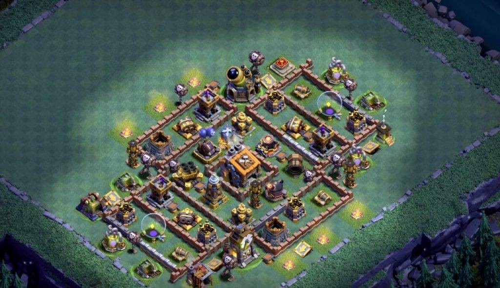 Builder Hall 9 Base with Link for COC - BH9 Layout Clash of Clans - #8